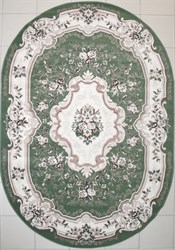 1.5*1.9 D017 Green oval Gavana - фото 13251