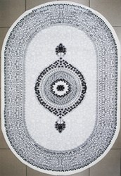 1.5*2.3 C1650 Gri Gri oval Palmira - фото 14519