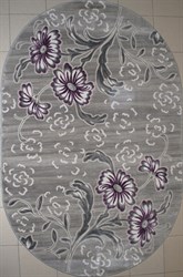 2*3 2864 Grey oval Registan - фото 4783