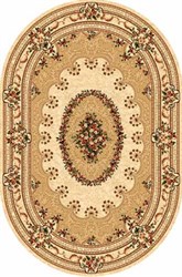 2.5*3.5 5440 Cream oval DaVinci - фото 6942